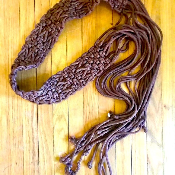 Vintage hand made macramé BoHo gypsy/sash/belt - Picture 1 of 5